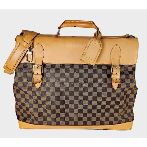 LOUIS VUITTON Damier Ebene Centenaire West End GM Travel Bag Tote Shoulder LV - Picture 2 of 16